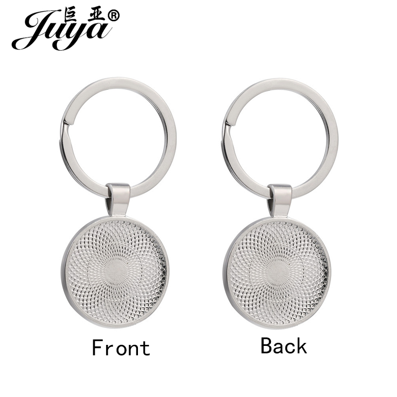 50PCS ขายส่งคุณภาพสูงคู่พวงกุญ - Bezels Set Pendant บทวิจารณ์และราคา