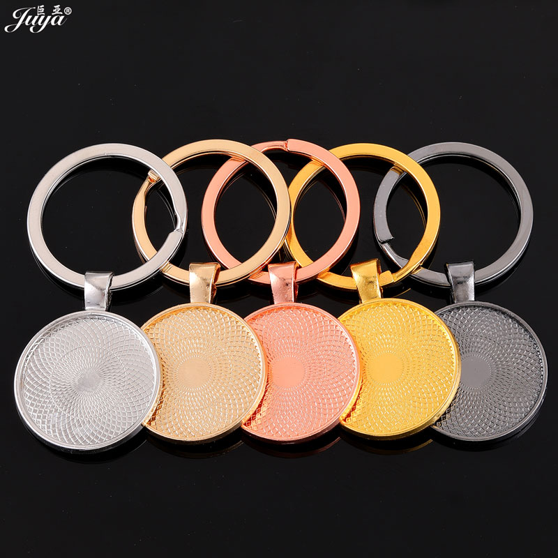 50PCS ขายส่งคุณภาพสูงคู่พวงกุญ - Bezels Set Pendant บทวิจารณ์และราคา